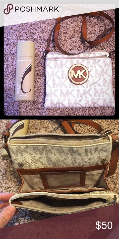 stained michael kors bag